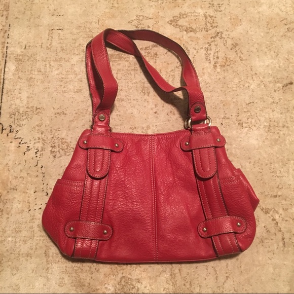 Tignanello Red Leather Purse - Picture 3 of 6
